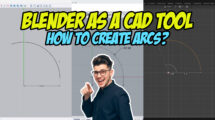 How to Create Arcs in Blender for Architecture Using the Spin Tool