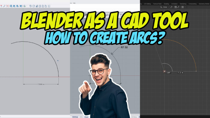 How to Create Arcs in Blender for Architecture Using the Spin Tool
